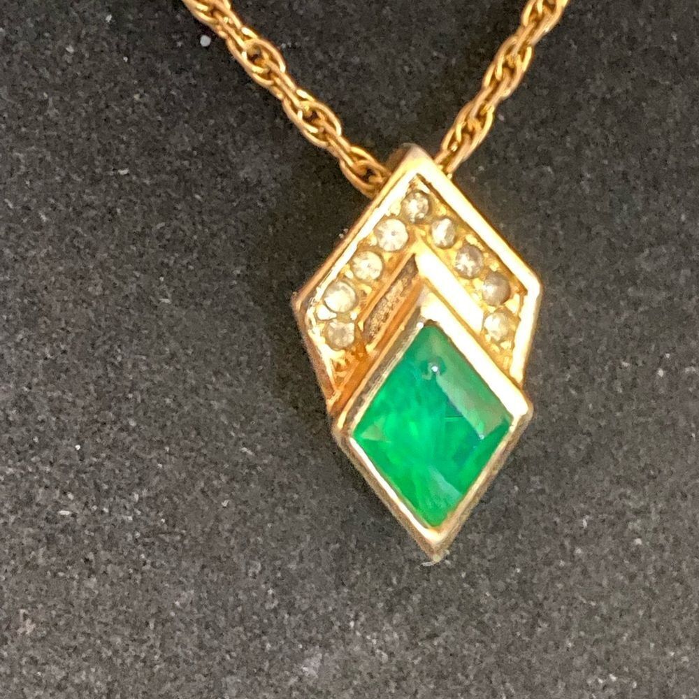 Authentic Christian Dior‎ pendant and authentic chain - Picture 3 of 7